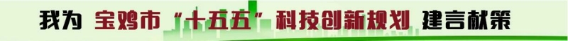 我为宝鸡市“十五五”科技创新规划建言献策